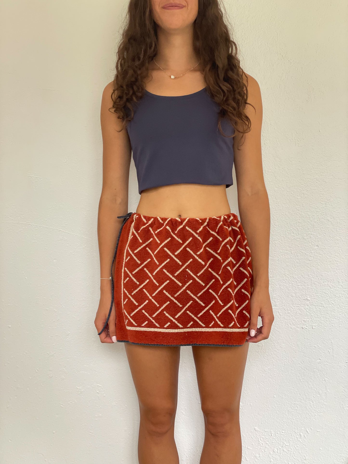 (XS - M) Red Tie Skirt