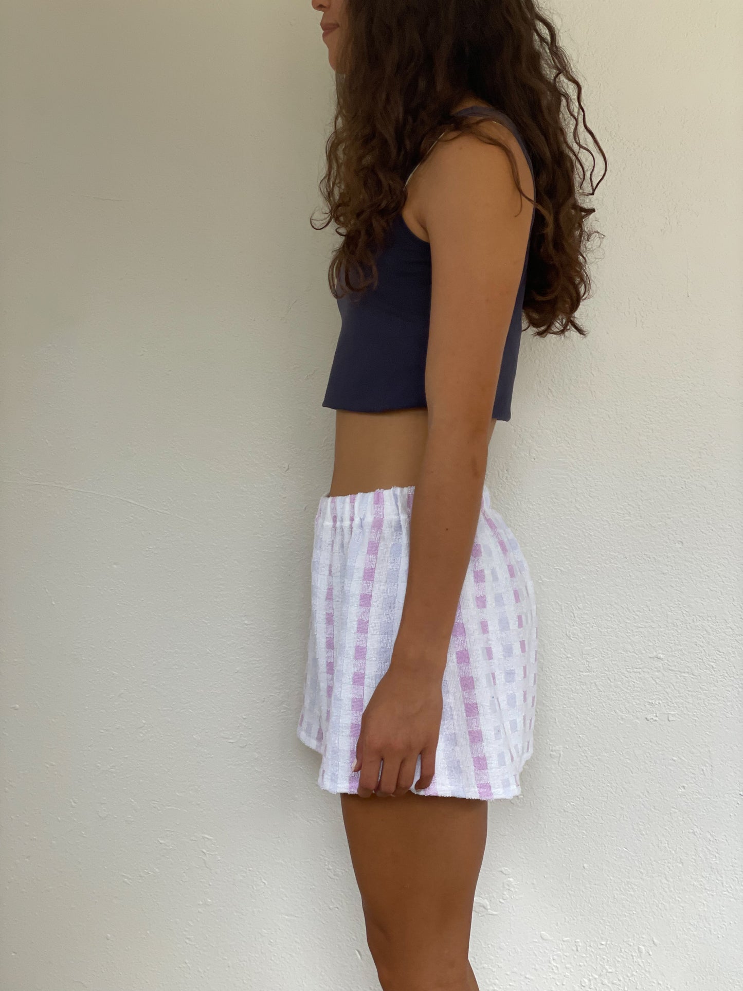 (S - L) White Elastic Skirt