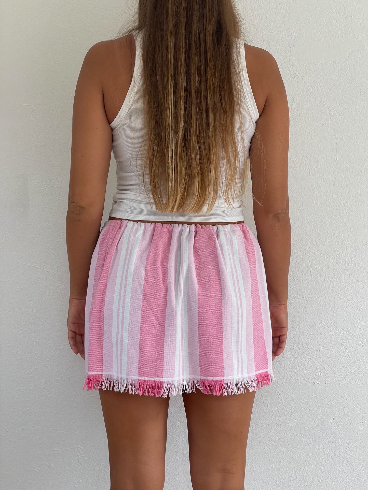(XS - XXL) Pink Tie Skirt