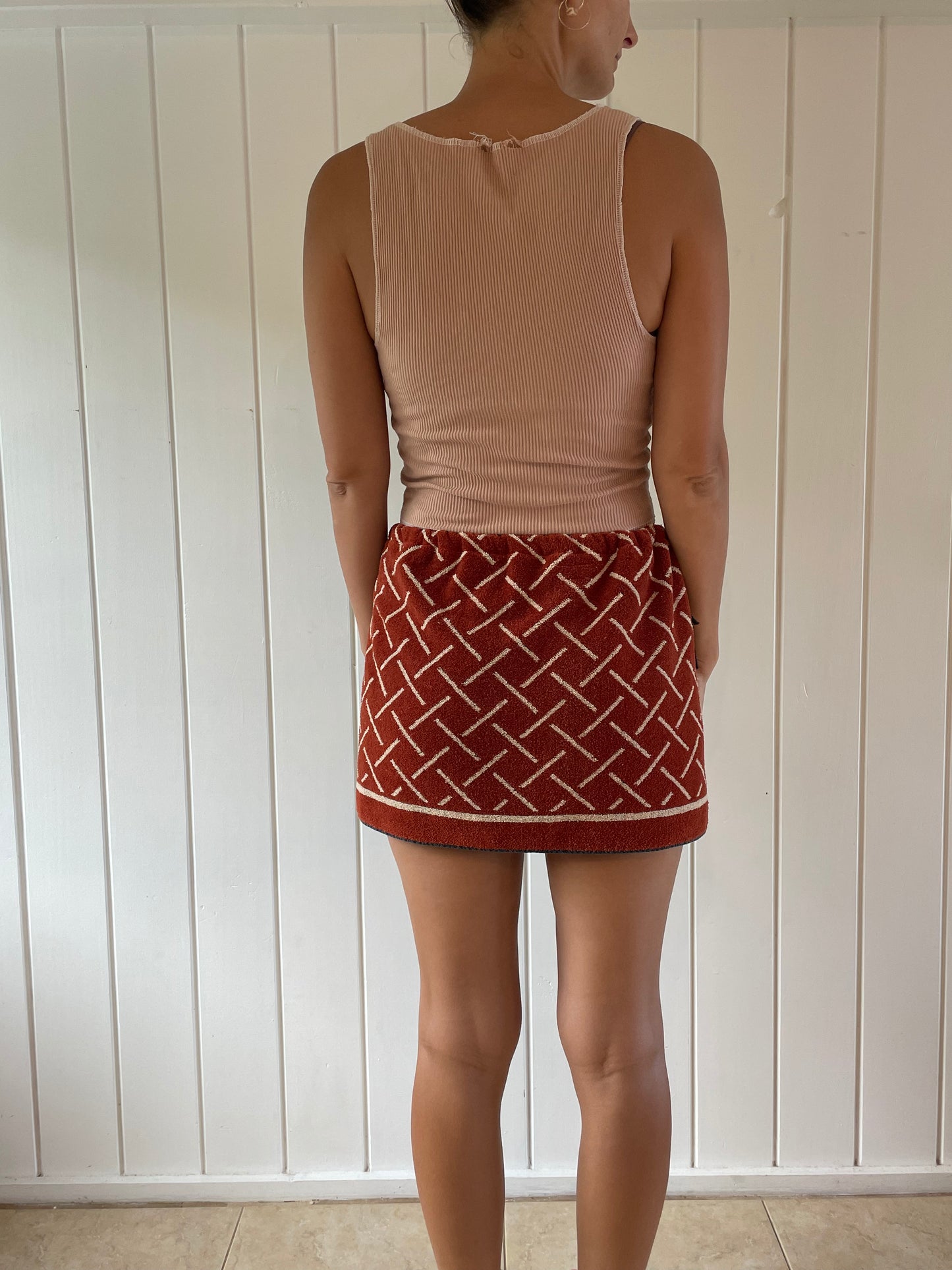 (XS - M) Red Tie Skirt