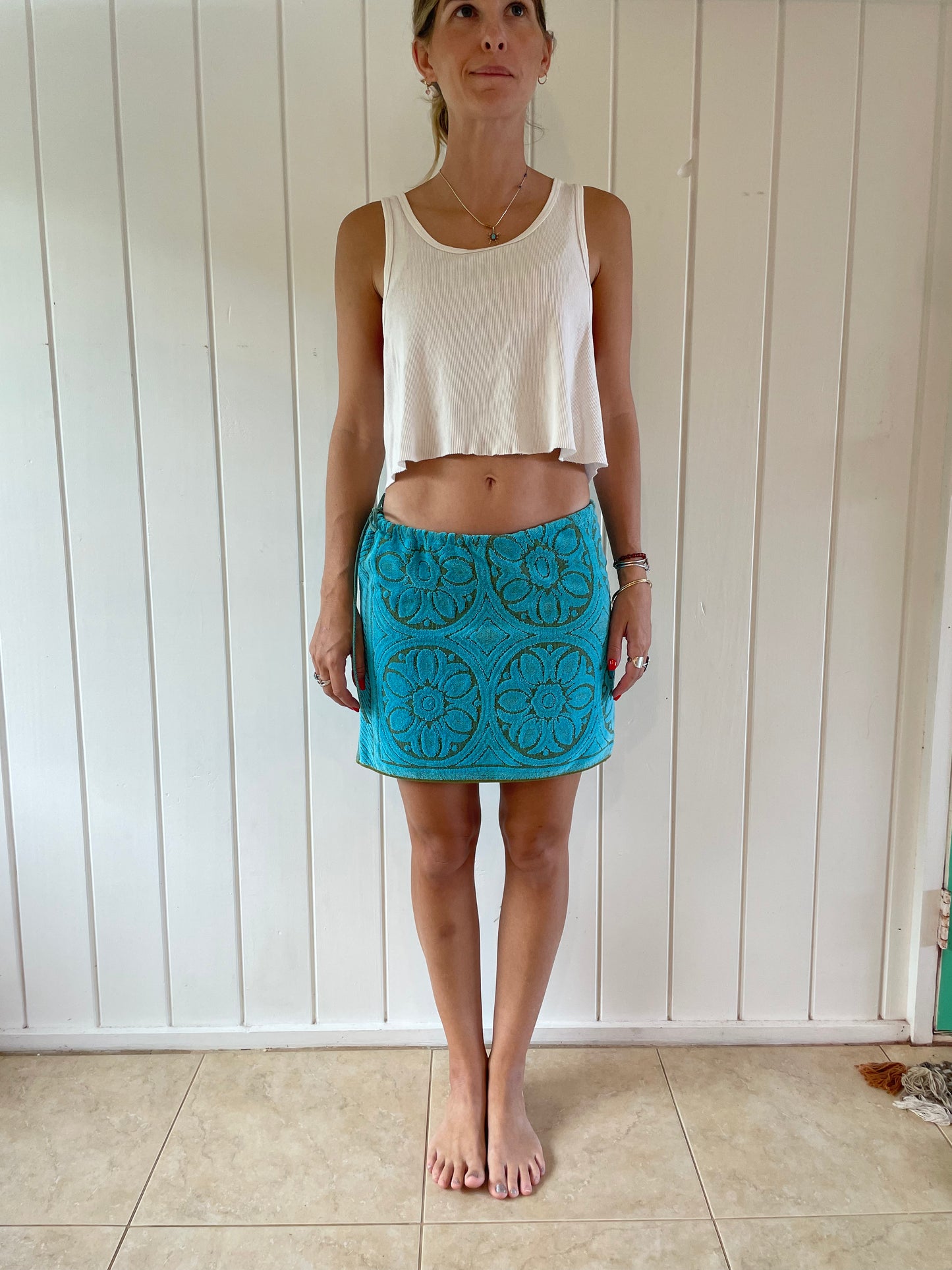 (XS - S) Medallion Tie Skirt