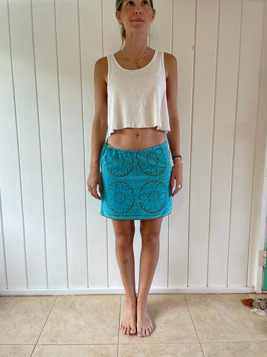 (XS - S) Medallion Tie Skirt