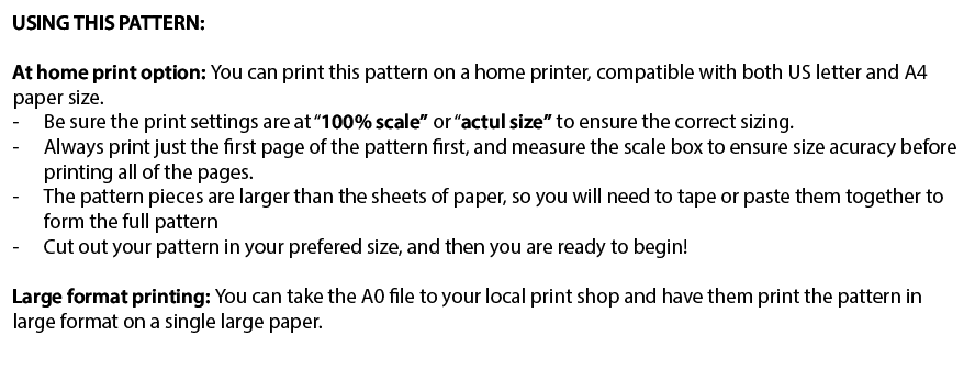 Shorts Sewing Pattern